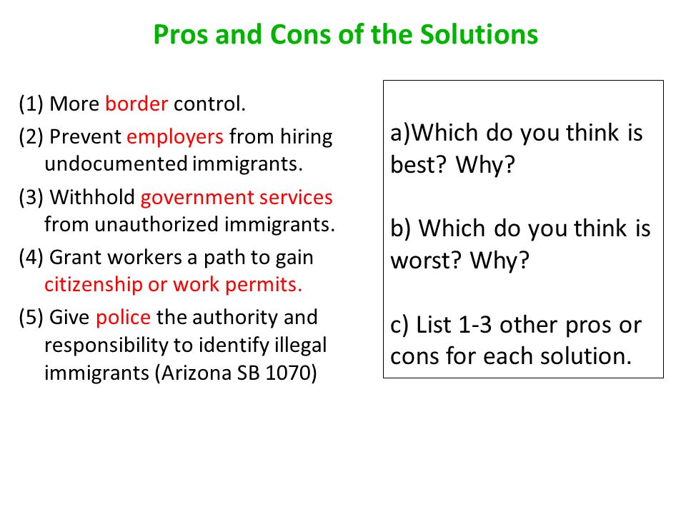 Pro Immigration Essay